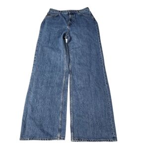 Patine‎ Jeans Womens 27 Blue The Wide Leg Brenda High Waisted Boho Festival